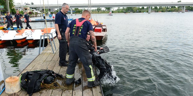 Suchaktion Bub Alte Donau