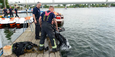 Suchaktion Bub Alte Donau