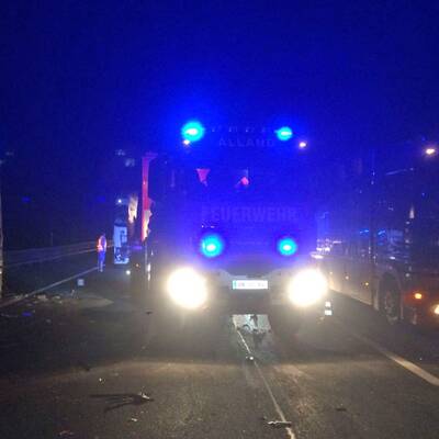 Schwere Unfälle auf A21
