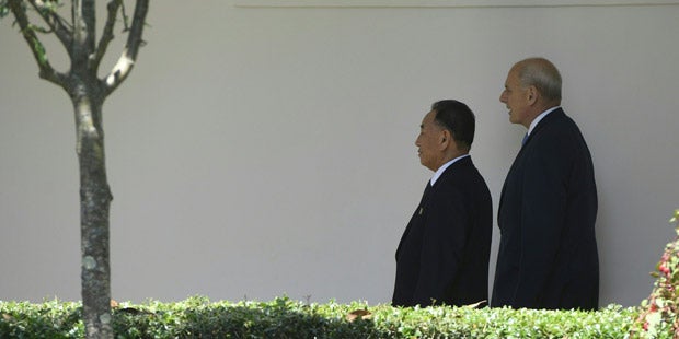 Nordkoreas Unterhändler trifft Trump