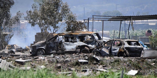 Fast 20 Tote bei Explosion in Feuerwerksfabrik