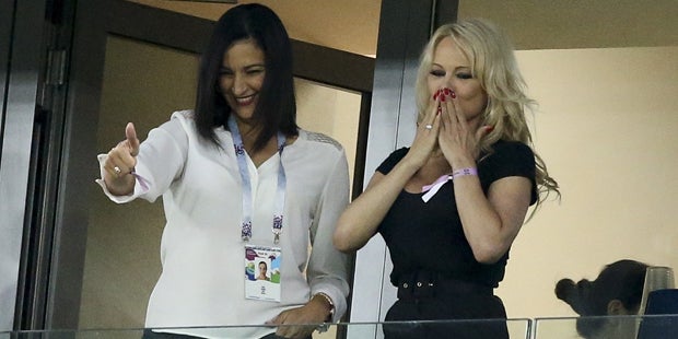 Pamela Anderson WM Fußball