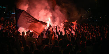 Macron, Pam und ganz Frankreich feiern wilde WM-Party