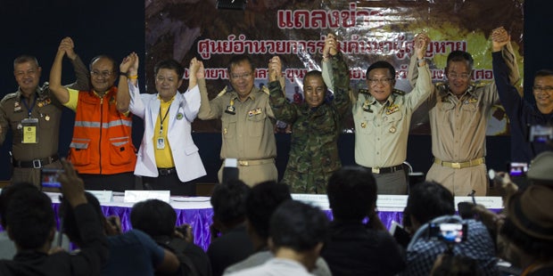 Thailand Retter Feier