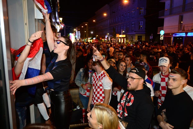 Kroaten feierten wilde Karo-Party in Wien