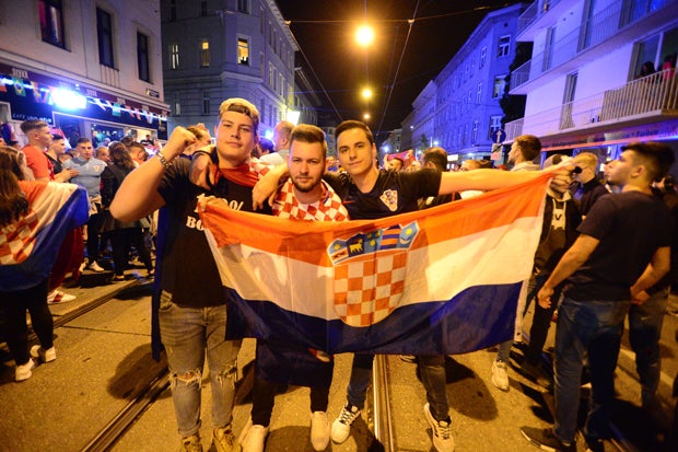 Kroaten feierten wilde Karo-Party in Wien