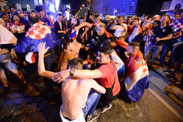 Kroaten feierten wilde Karo-Party in Wien