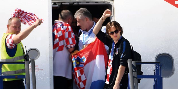 Kroatien WM Empfang Zagreb