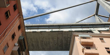 Alarm: Br&uuml;cken-Reste in Genua drohen einzust&uuml;rzen