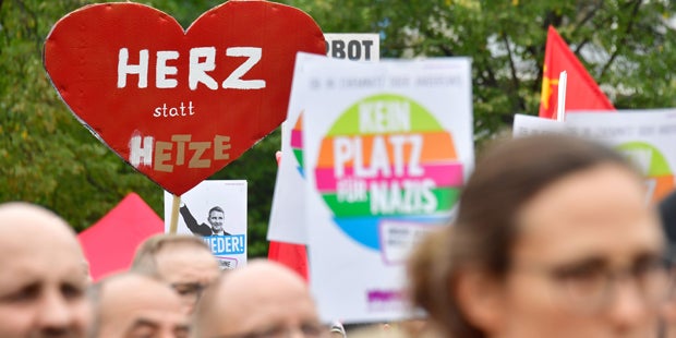 Chemnitz Herz statt Hetze