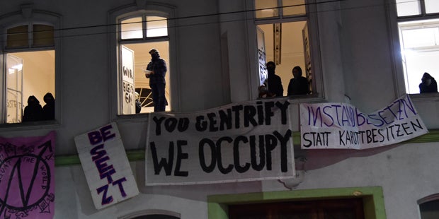 Anarcho Haus Ottakring besetzt