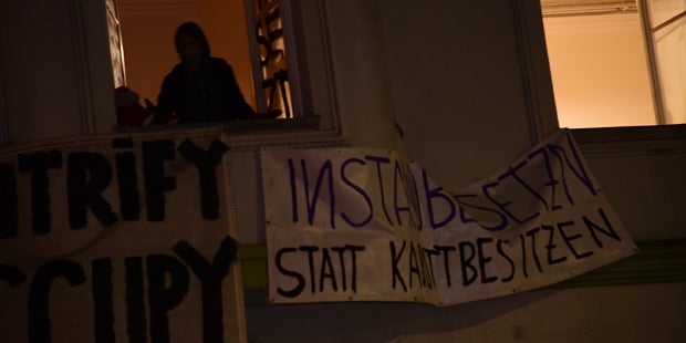 Anarcho Haus Ottakring besetzt