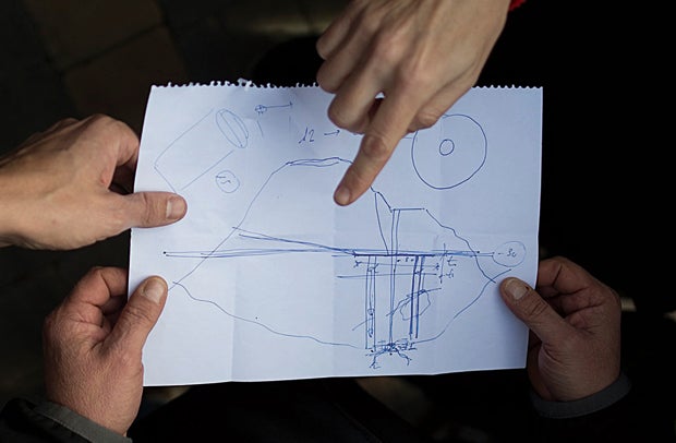 Julen Spanien Brunnen Malaga Zweijähriger