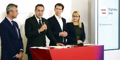 Digitales Amt Schramb&ouml;ck Kurz Strache Hofer