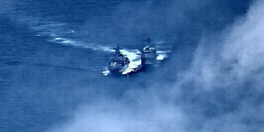 Russischer Zerst&ouml;rer rammt fast ein US-Milit&auml;rschiff