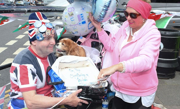 Royale Fans Taufe Archie