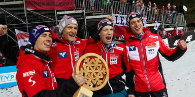 &Ouml;SV-Team gewinnt Weltcup-Auftakt in Wisla