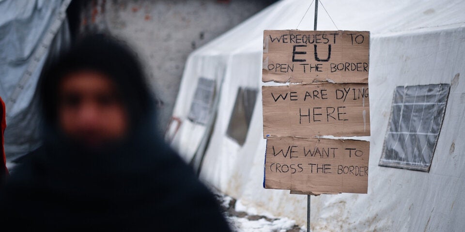 Bosnien Flüchtlinge Vucjak