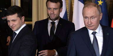 Putin Selenskyj MAcron