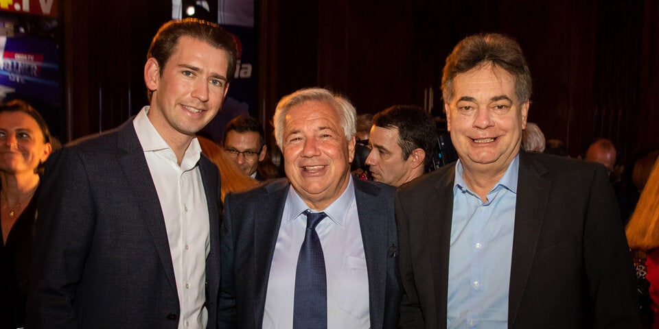 Koalitions-Talks bei Fellner-Jubiläum