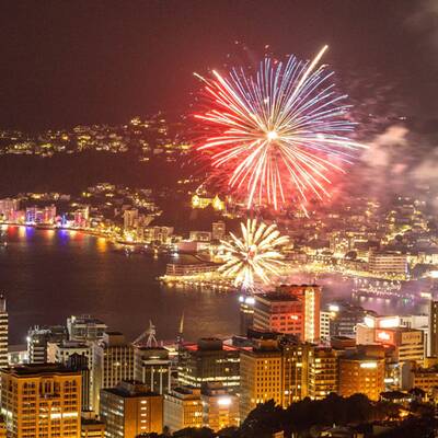 Rund eine Million Menschen am New Yorker Times Square