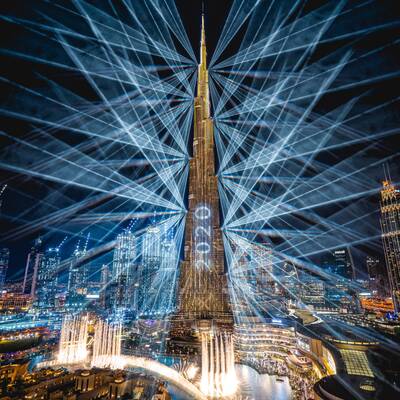 Rund eine Million Menschen am New Yorker Times Square