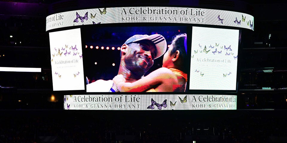 Kobe Bryant Celebration of Life Staples Center Vanessa Bryant