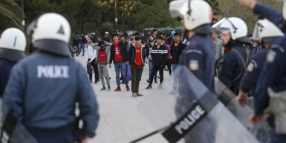 Griechenland Lesbos Flüchtlinge