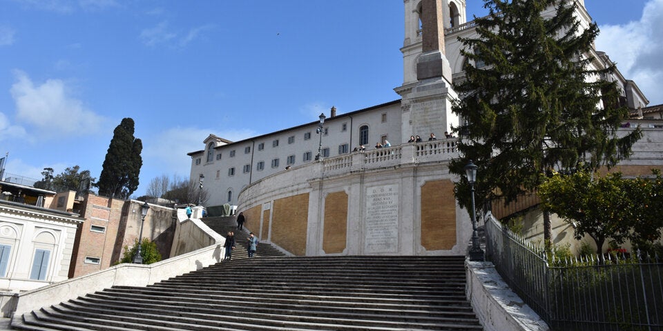 Spanische Treppe Rom Coronavirus