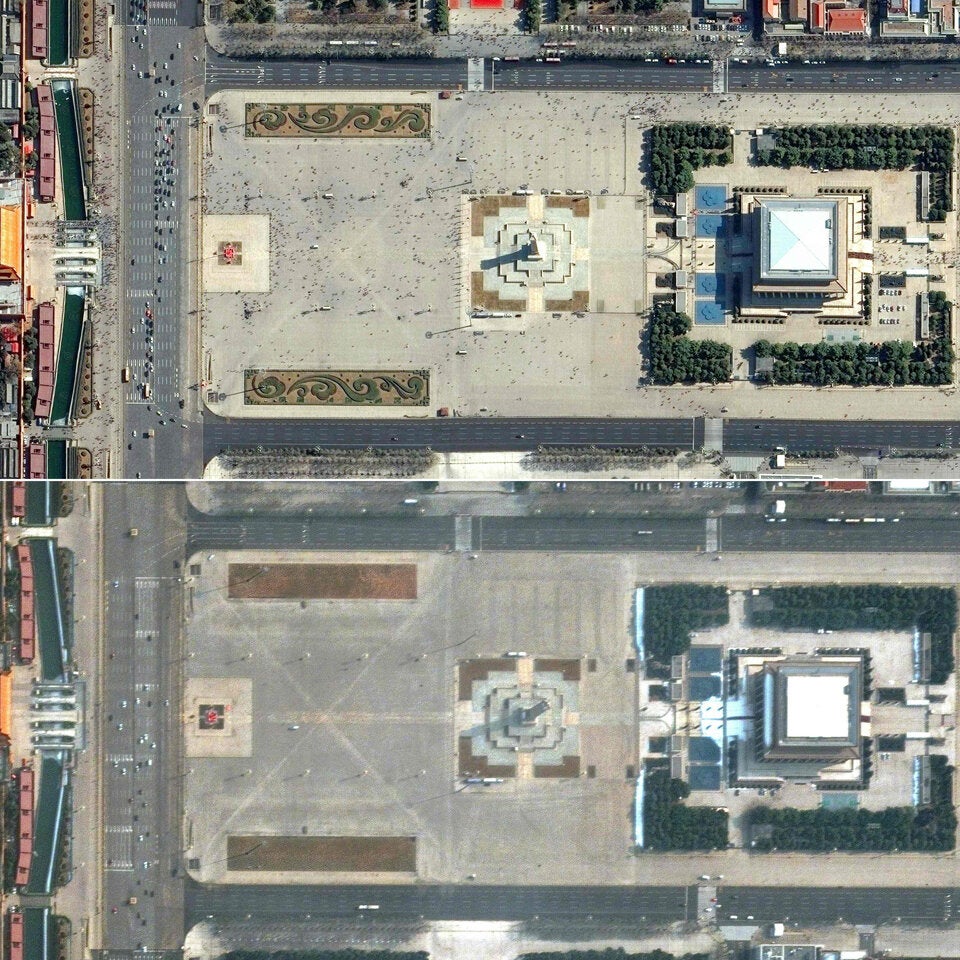 Satellitenbilder Coronavirus