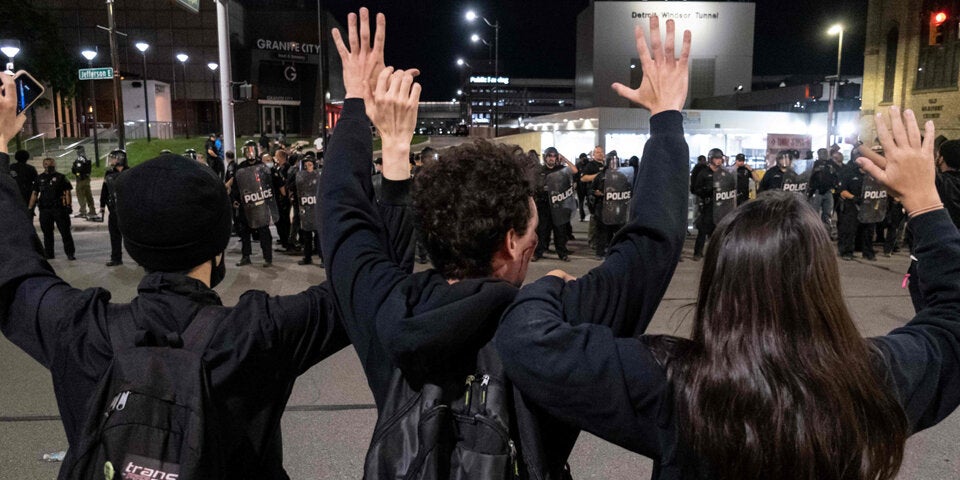 Detroit US-Proteste George Floyd