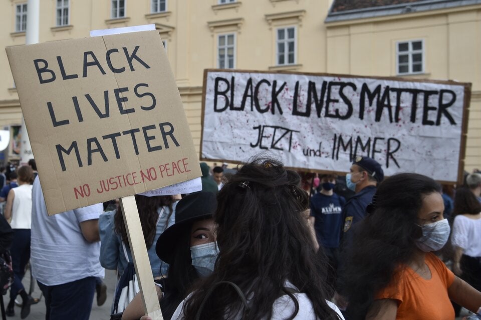 blacklivesmatter demo wien