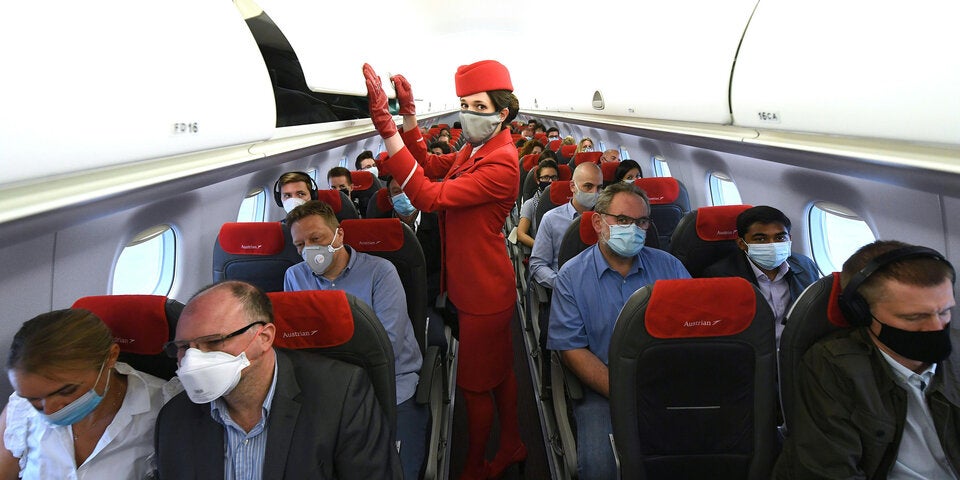 AUA Flug nach COrona