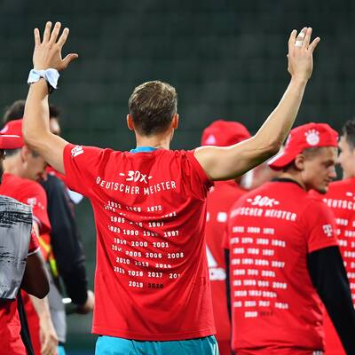 Schaumgebremste Titel-Party für Bayern