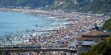 Corona-Wahnsinn an Englands Str&auml;nden