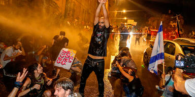 Corona-Proteste in Israel gegen Netanyahu