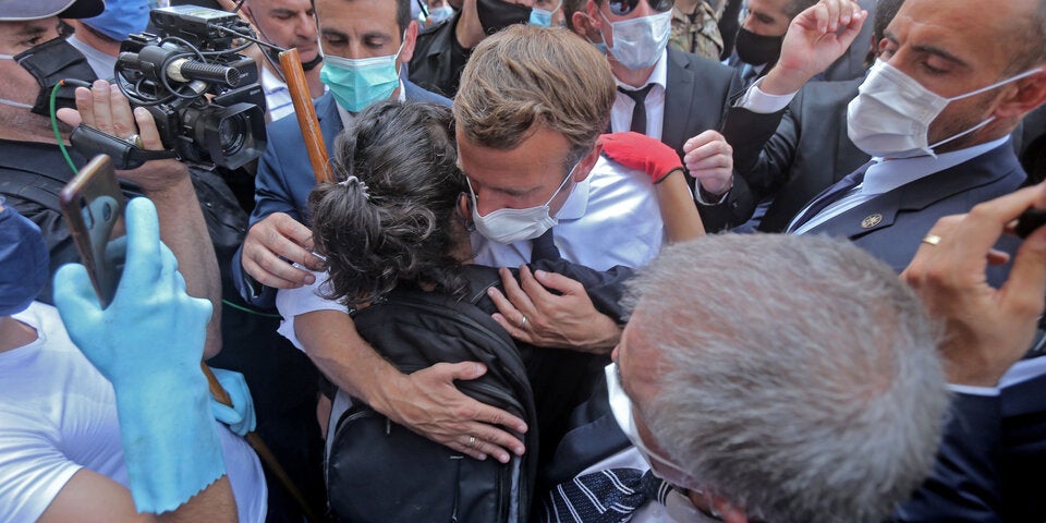 Macron Beirut