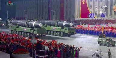 Nordkorea Milit&auml;rparade