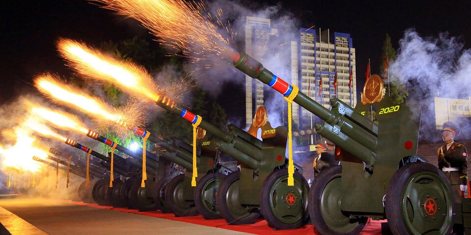 Nordkorea Militärparade