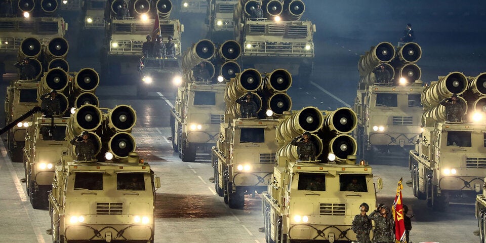 Nordkorea Militärparade