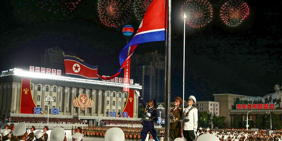 Nordkorea Militärparade
