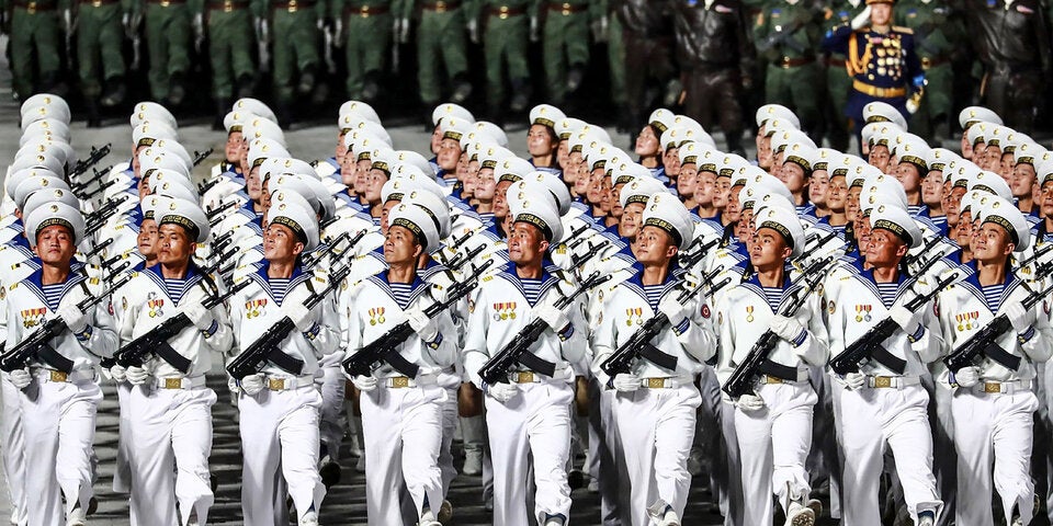 Nordkorea Militärparade