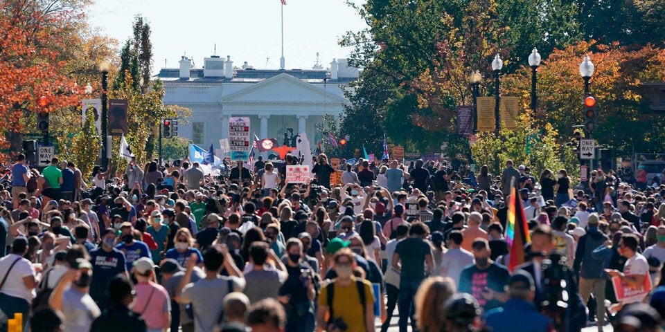 Joe Biden ist neuer US-Präsident Tausende feiern