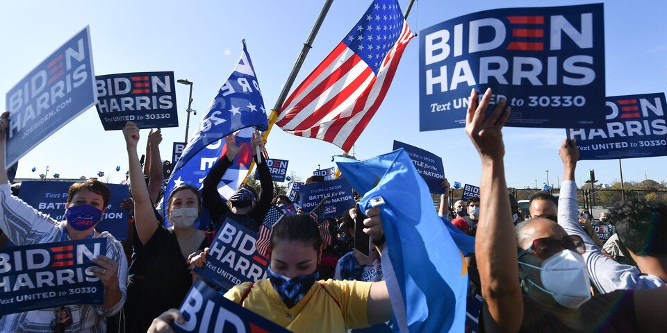 Joe Biden ist neuer US-Präsident Tausende feiern