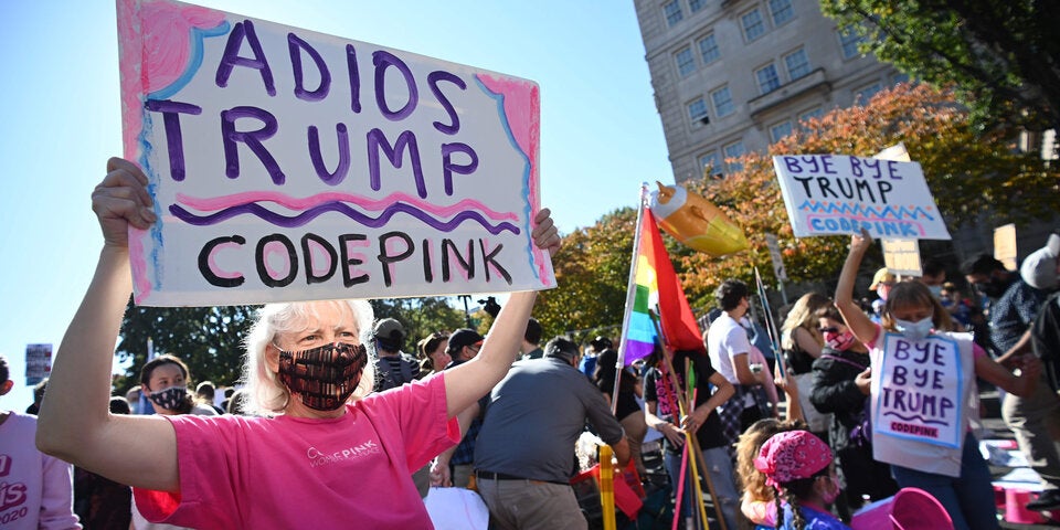 Joe Biden ist neuer US-Präsident Tausende feiern