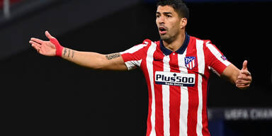 Luis Suarez hat Corona | Atletico-Star positiv