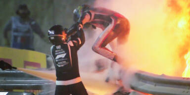 GP von Bahrain: So konnte Grosjean den Horror-Crash &uuml;berleben