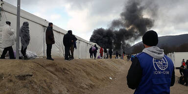 Fl&uuml;chtlingslager Lipa