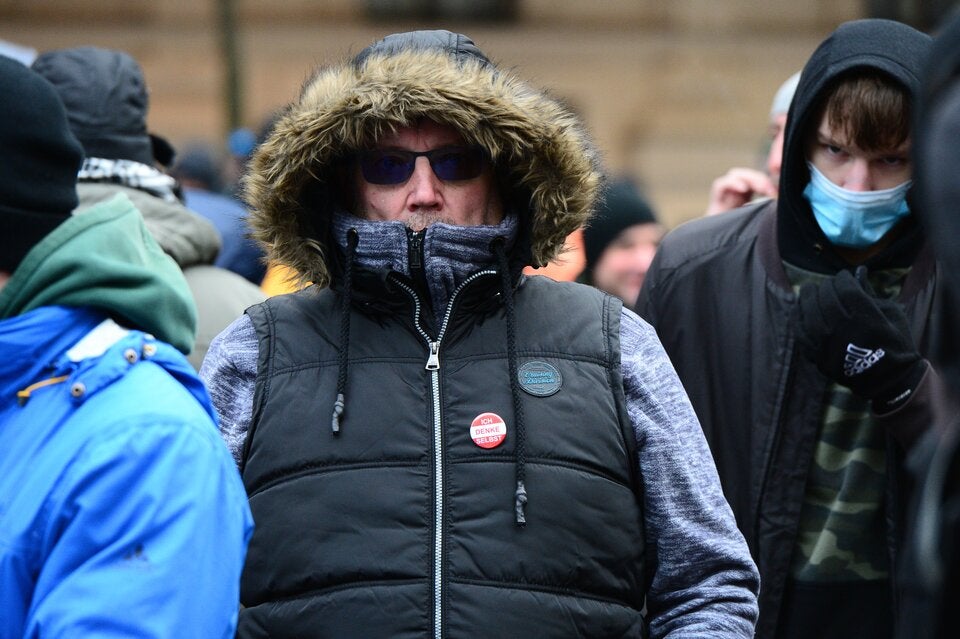 Martin Sellner bei der ANti-Corona-Demo