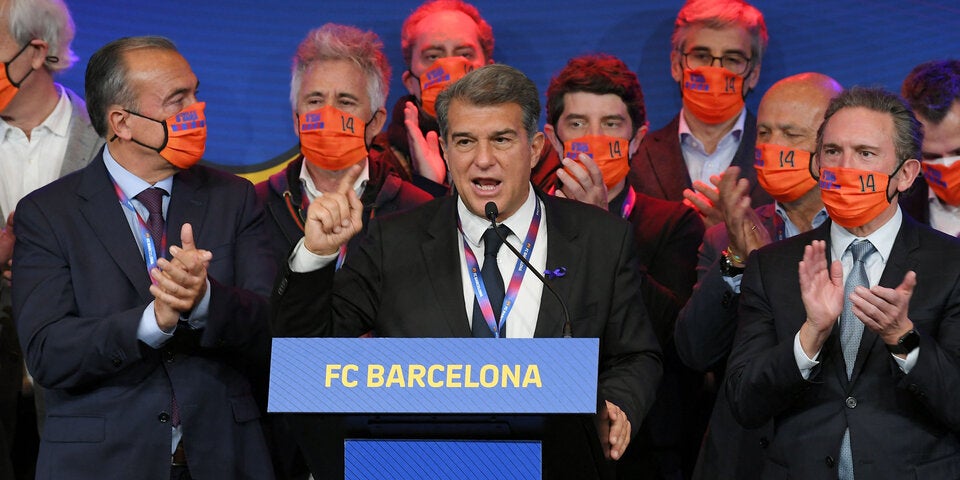 Barca-Präsident Laporta